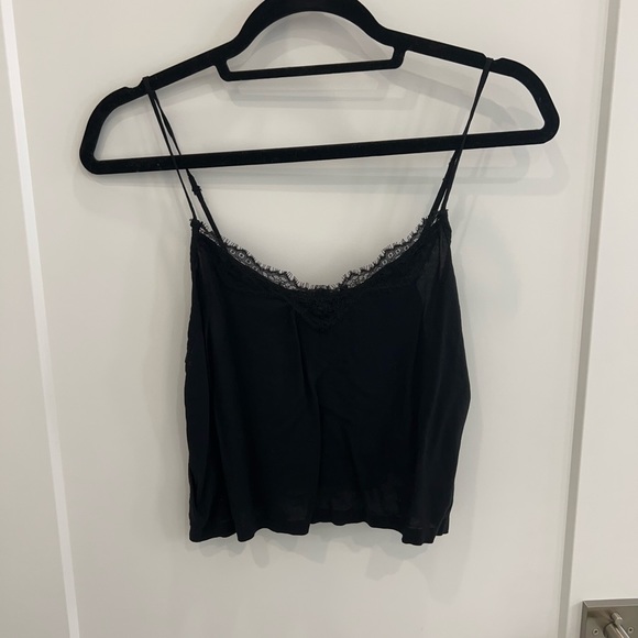 Urban outfitters black cropped lace cami - Picture 1 of 2